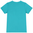 Boys Turquoise Logo T-Shirt, 1, hi-res