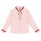 Girls Pink Blouse & Skirt Set, 1, hi-res