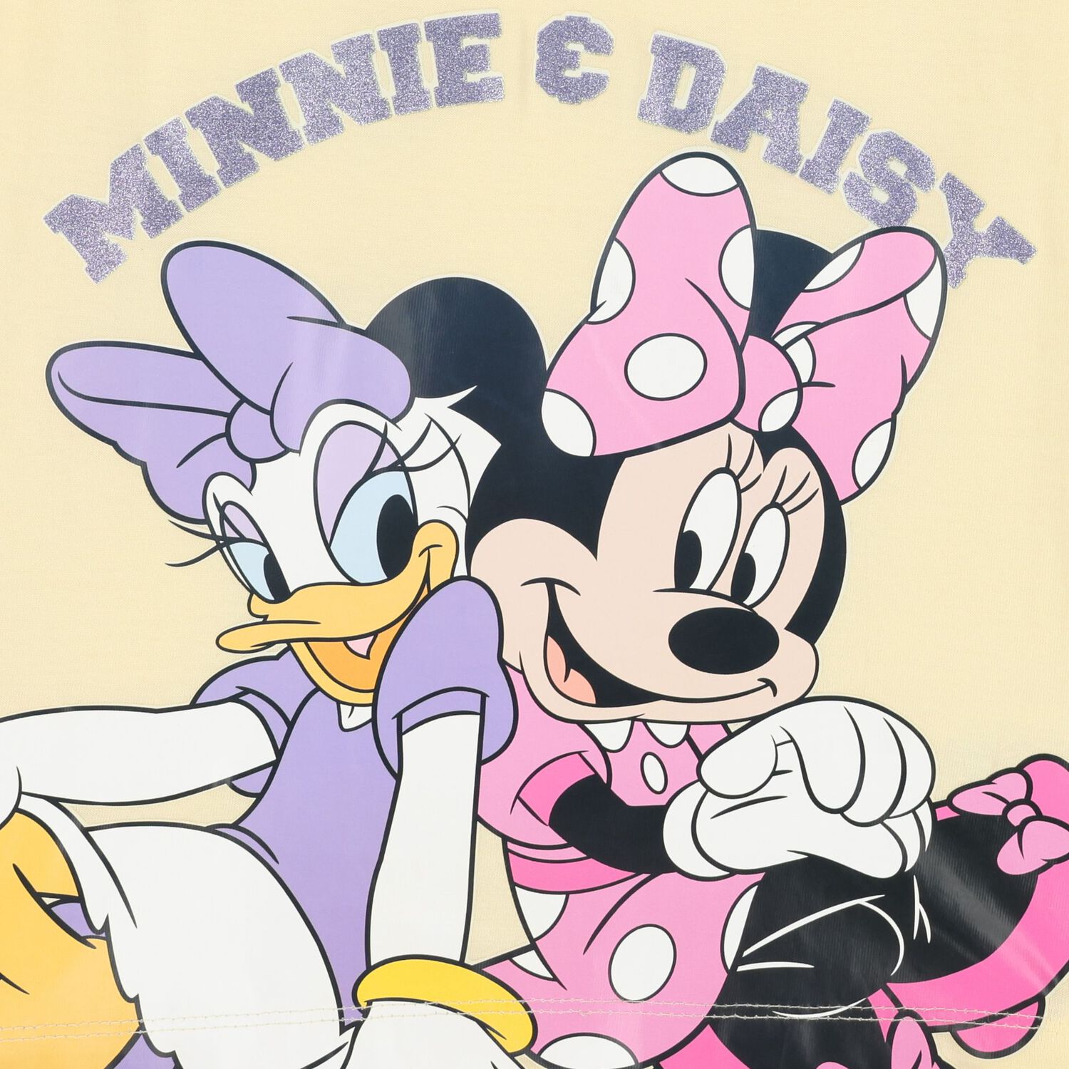 Girls Yellow Disney Minnie Mouse & Daisy Shorts Set, 1, hi-res