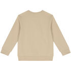 Boys Beige Logo Sweatshirt, 2, hi-res
