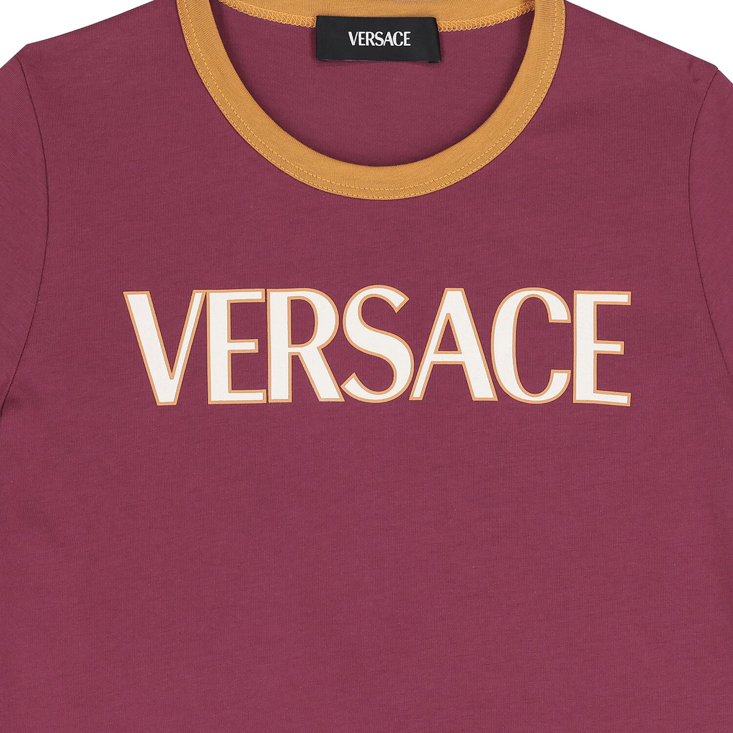 Burgundy & Ivory Logo T-Shirt, 1, hi-res