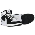 Black & White Jordan 1 Mid Easyon Trainers, 1, hi-res