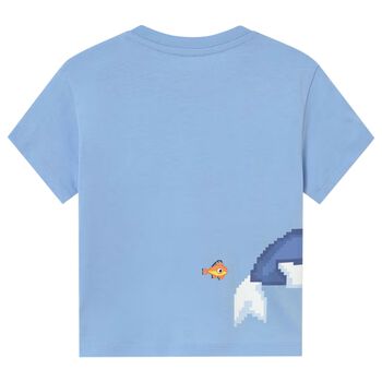 Younger Boys Blue Whale T-Shirt