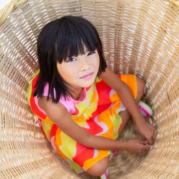 Girls Multi-Coloured Sleeveless Dress
