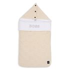 Beige & White Logo Baby Nest, 1, hi-res