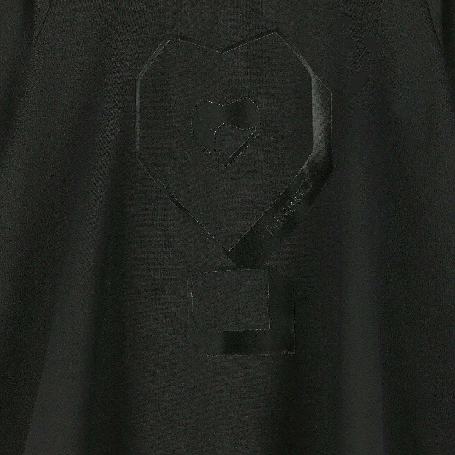 Girls Black Printed Dress, 1, hi-res