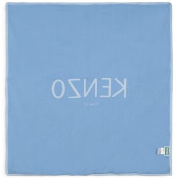 Baby Boys Blue Logo Knitted Blanket