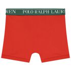 Boys Green, Orange & Green Logo Boxer Shorts ( 3-Pack ), 1, hi-res