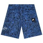 Boys Blue & Black Logo Shorts Set, 1, hi-res