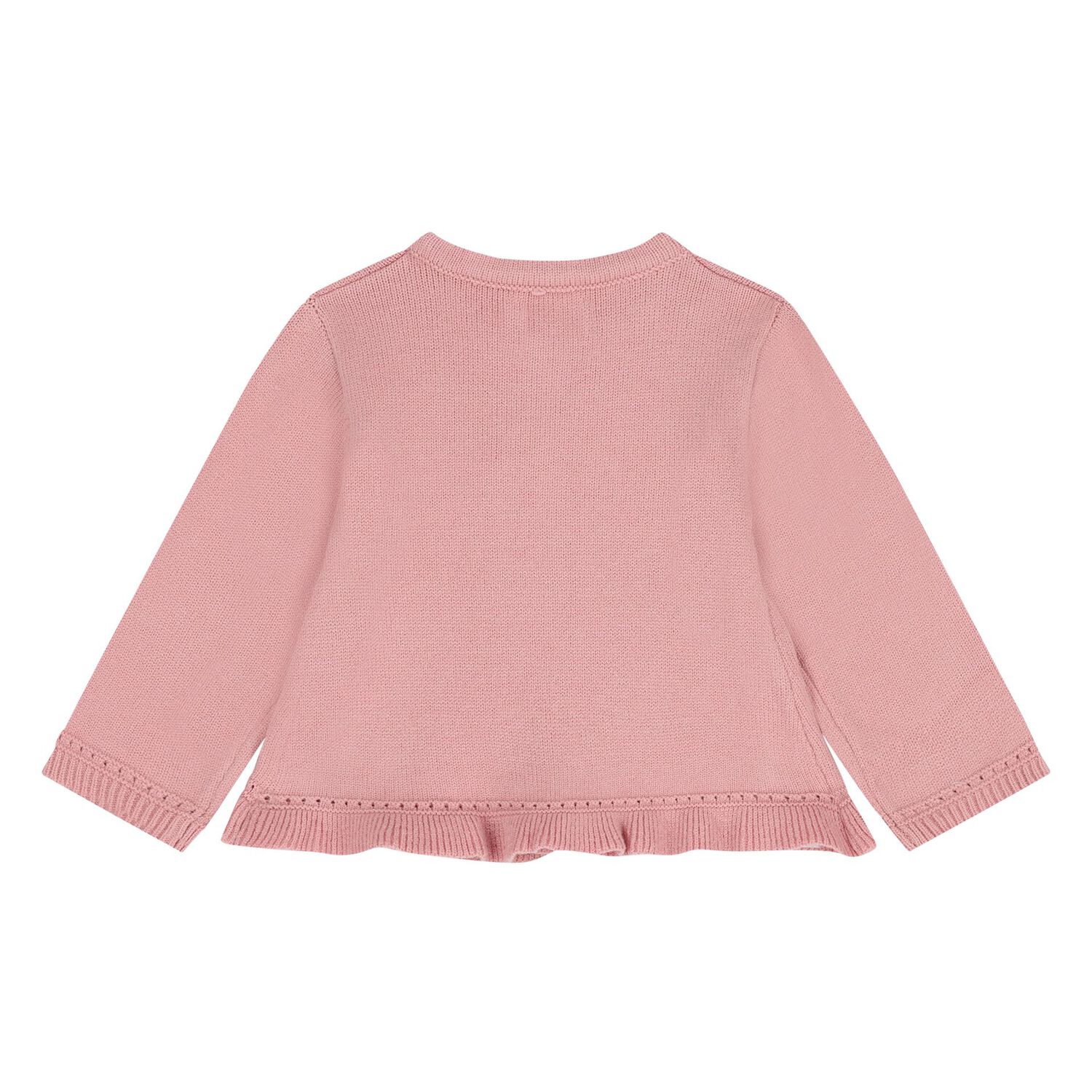 طقم تنورة بنات باللون العاجي والوردي, 1, hi-res