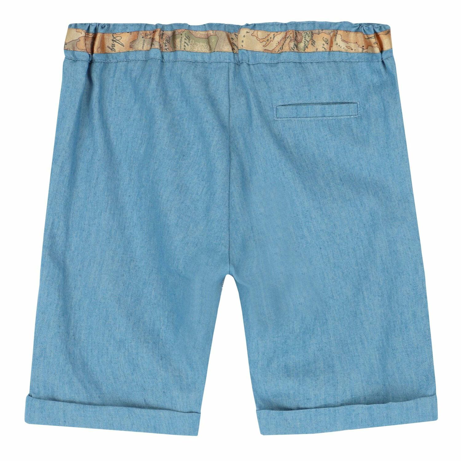 Boys Blue Denim Shorts, 1, hi-res image number null