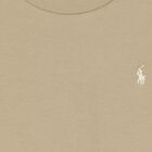 تيشيرت أولاد بالشعار باللون البيج, 1, hi-res