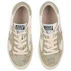 Ivory & Green Logo Trainers, 1, hi-res