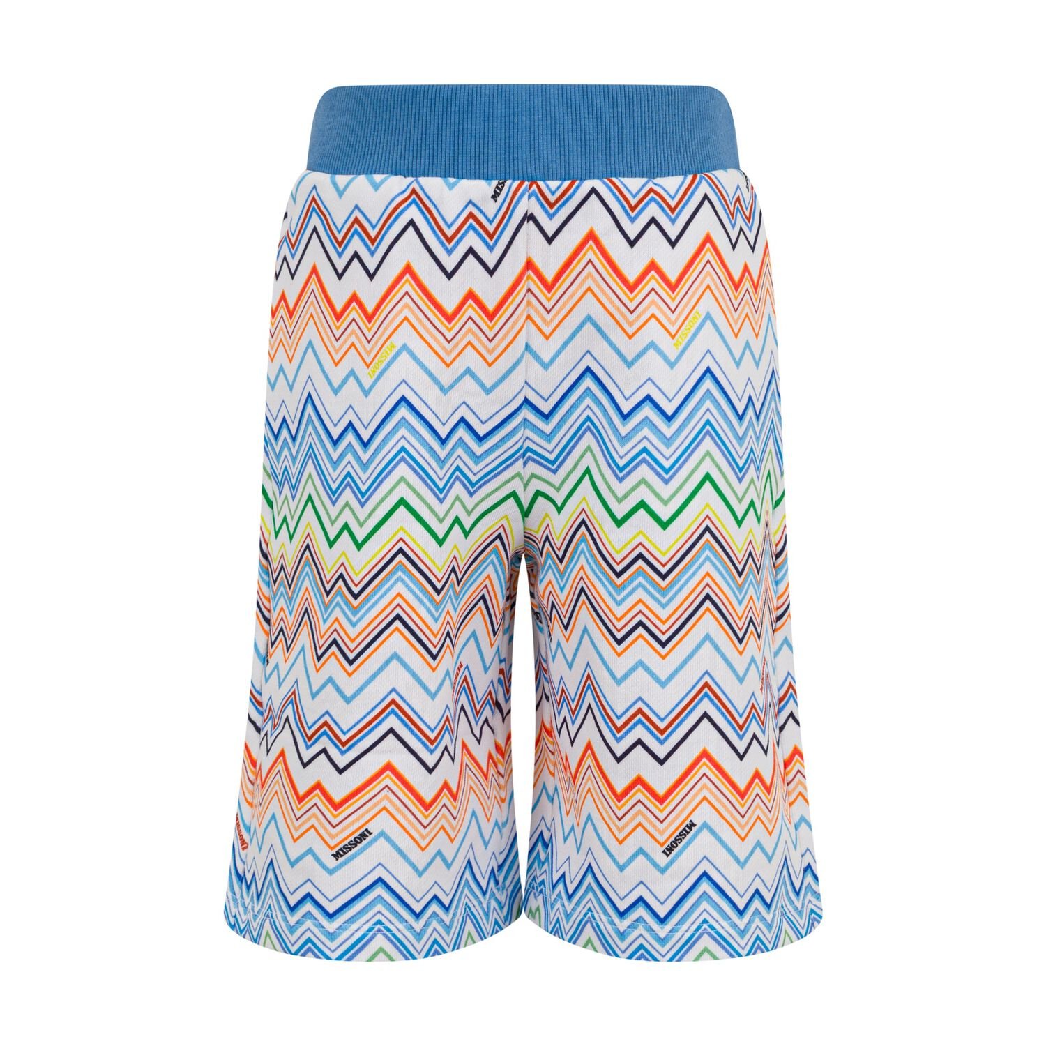 Boys Multi-Coloured Zig Zag Shorts, 1, hi-res