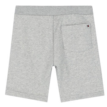 Boys Grey Logo Shorts