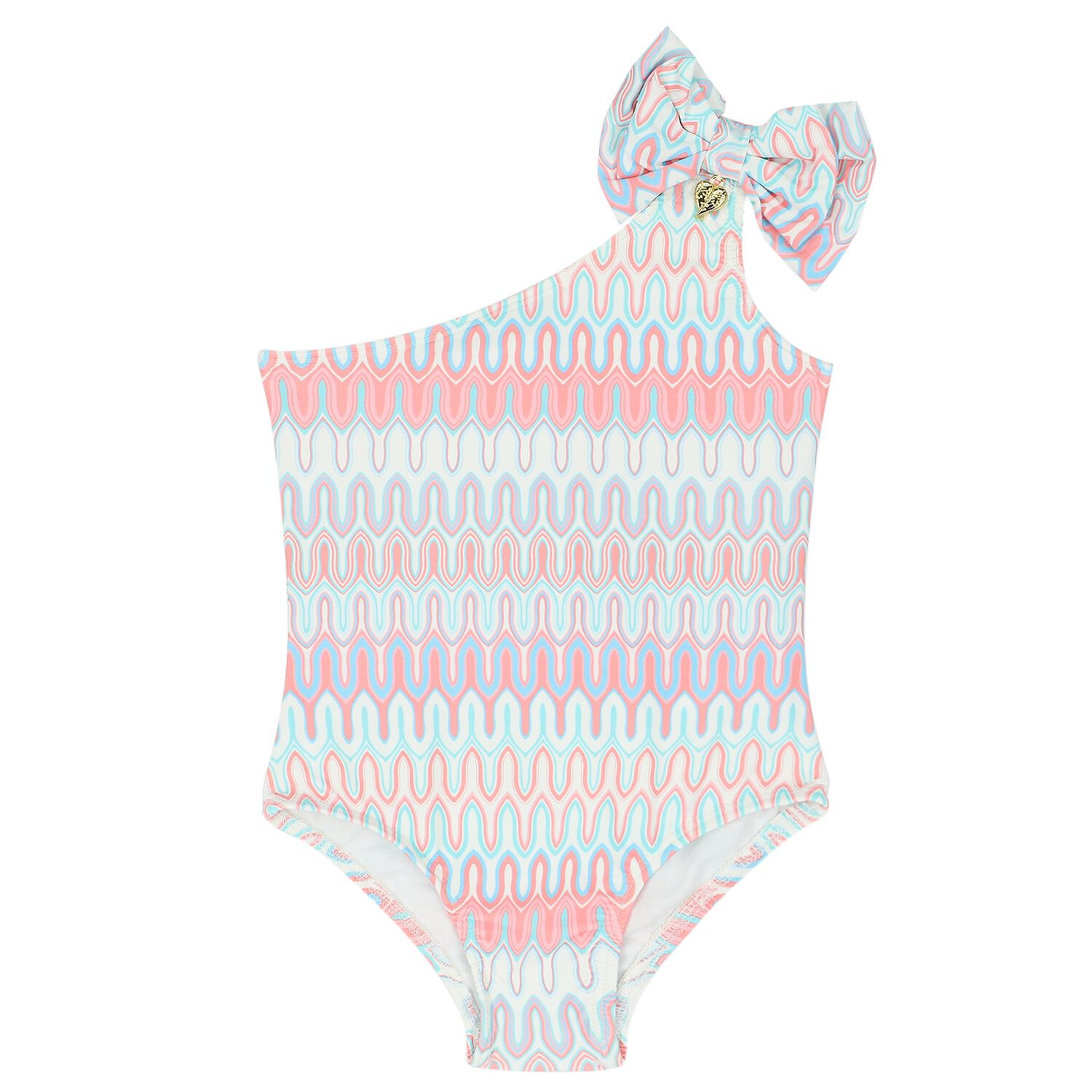 مايوه بنات بكتف واحد متعدد الألوان , 2, hi-res