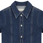 Girls Blue Denim Dress, 1, hi-res