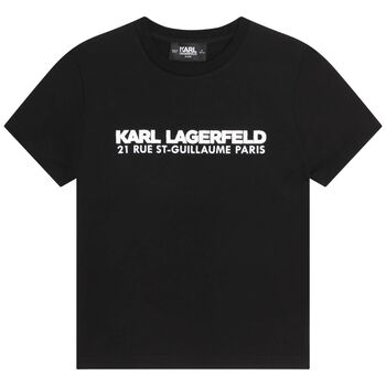 Boys Black Logo T-Shirt