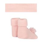 Baby Girls Pink Headband & Socks Set, 2, hi-res