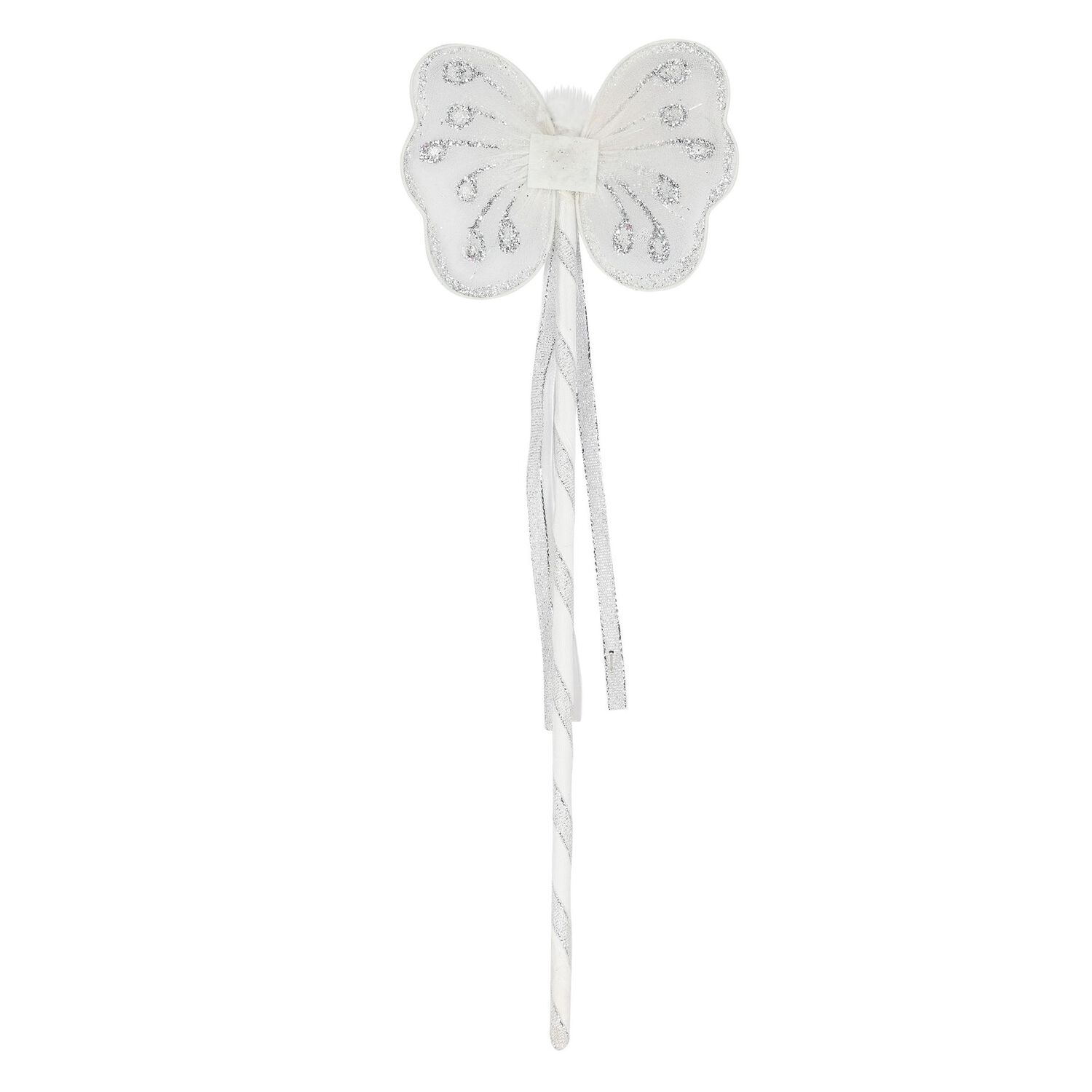 Girls Silver Wings & Wand Set, 1, hi-res image number null