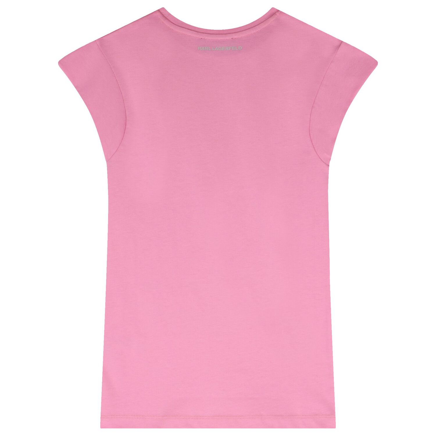 فستان بنات بالشعار باللون الوردى, 1, hi-res