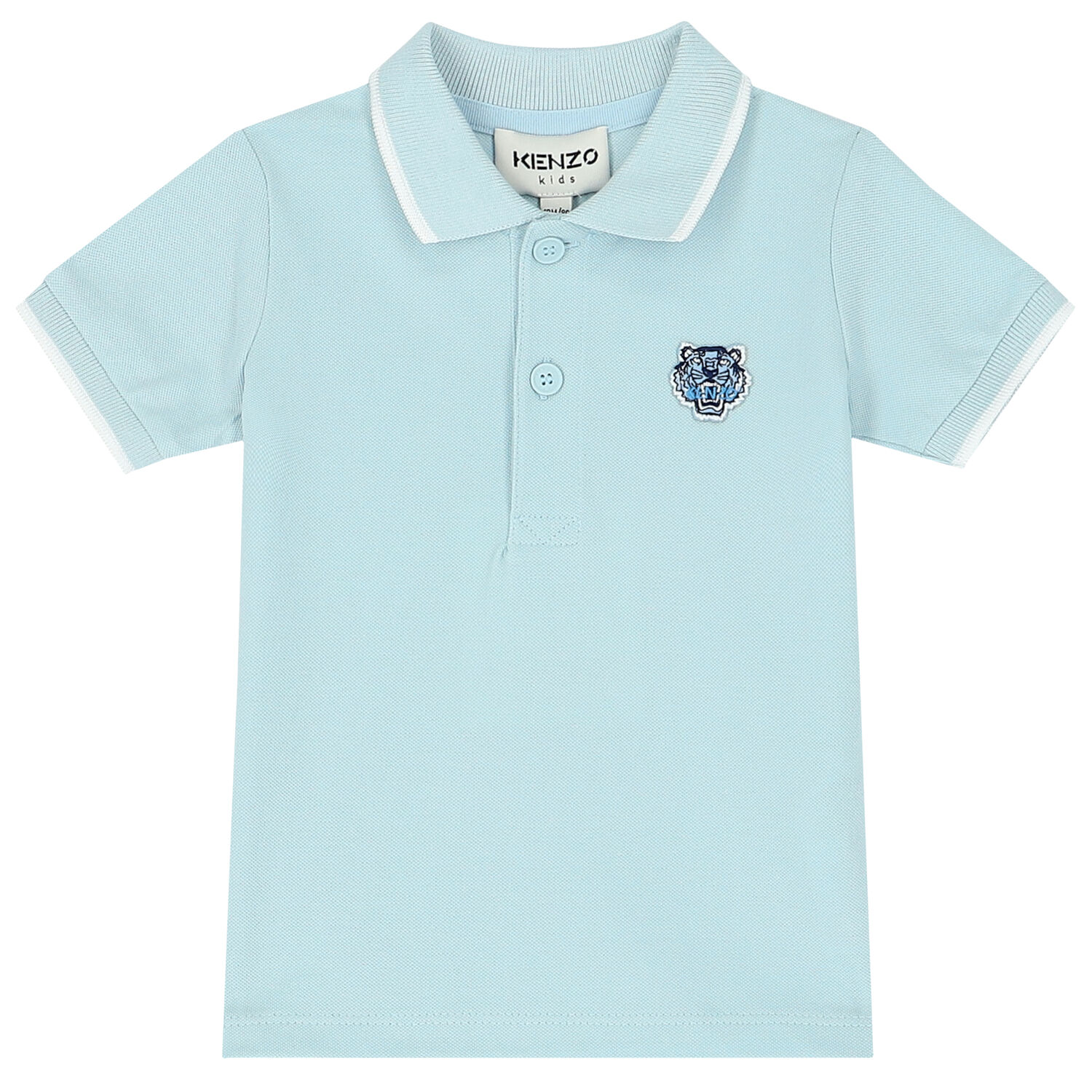 Younger Boys Blue Logo Polo Shirt, 1, hi-res image number null