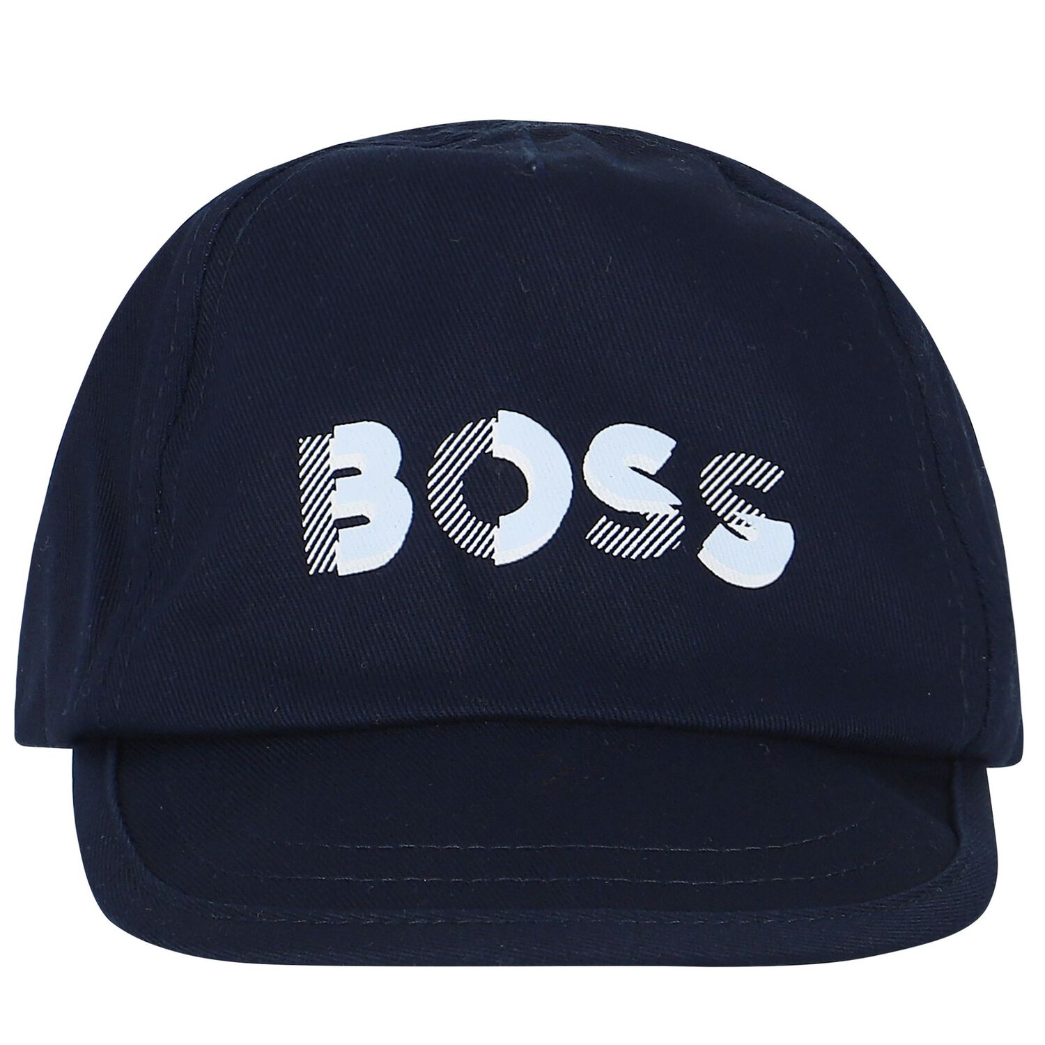 Baby Boys Navy Blue Logo Cap, 2, hi-res image number null