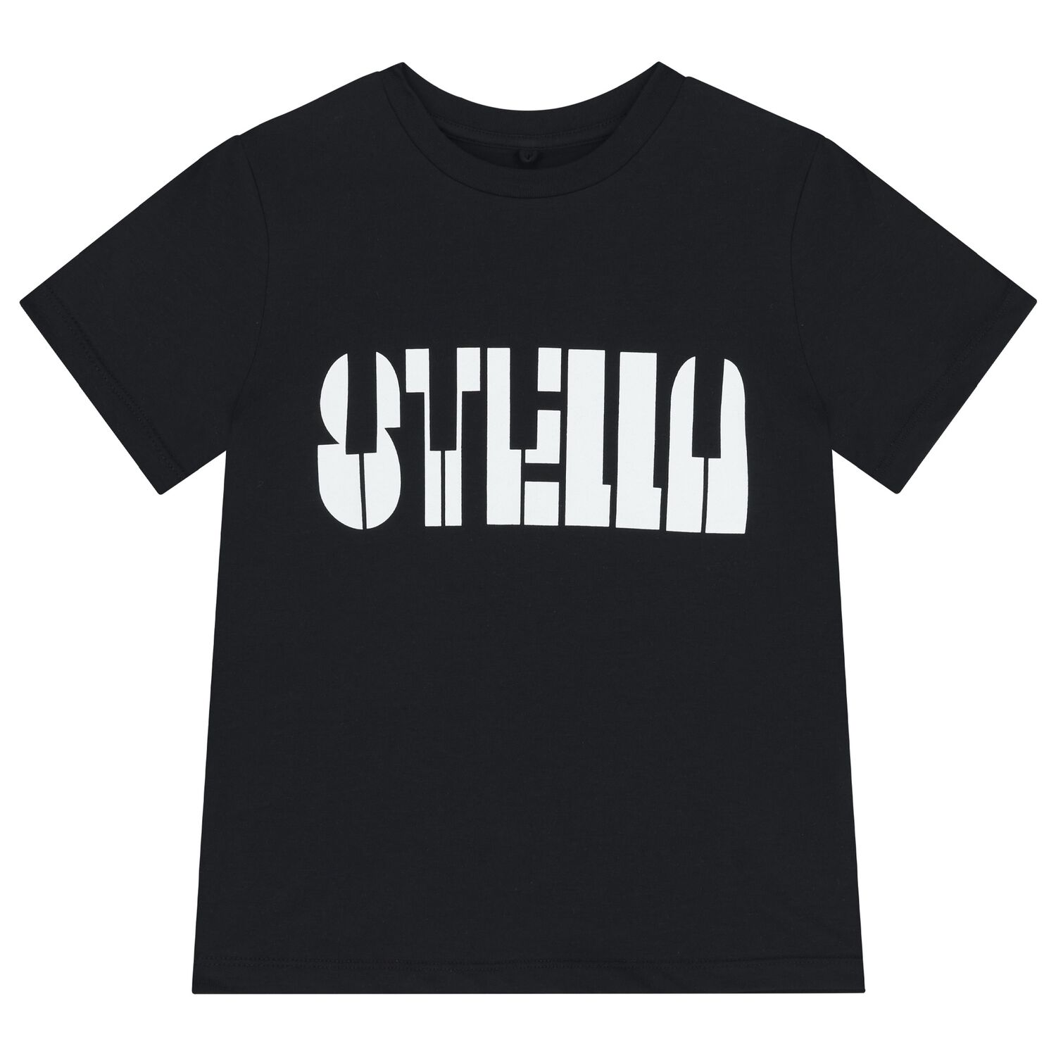 تيشيرت بالشعار باللون الأسود للأولاد, 1, hi-res