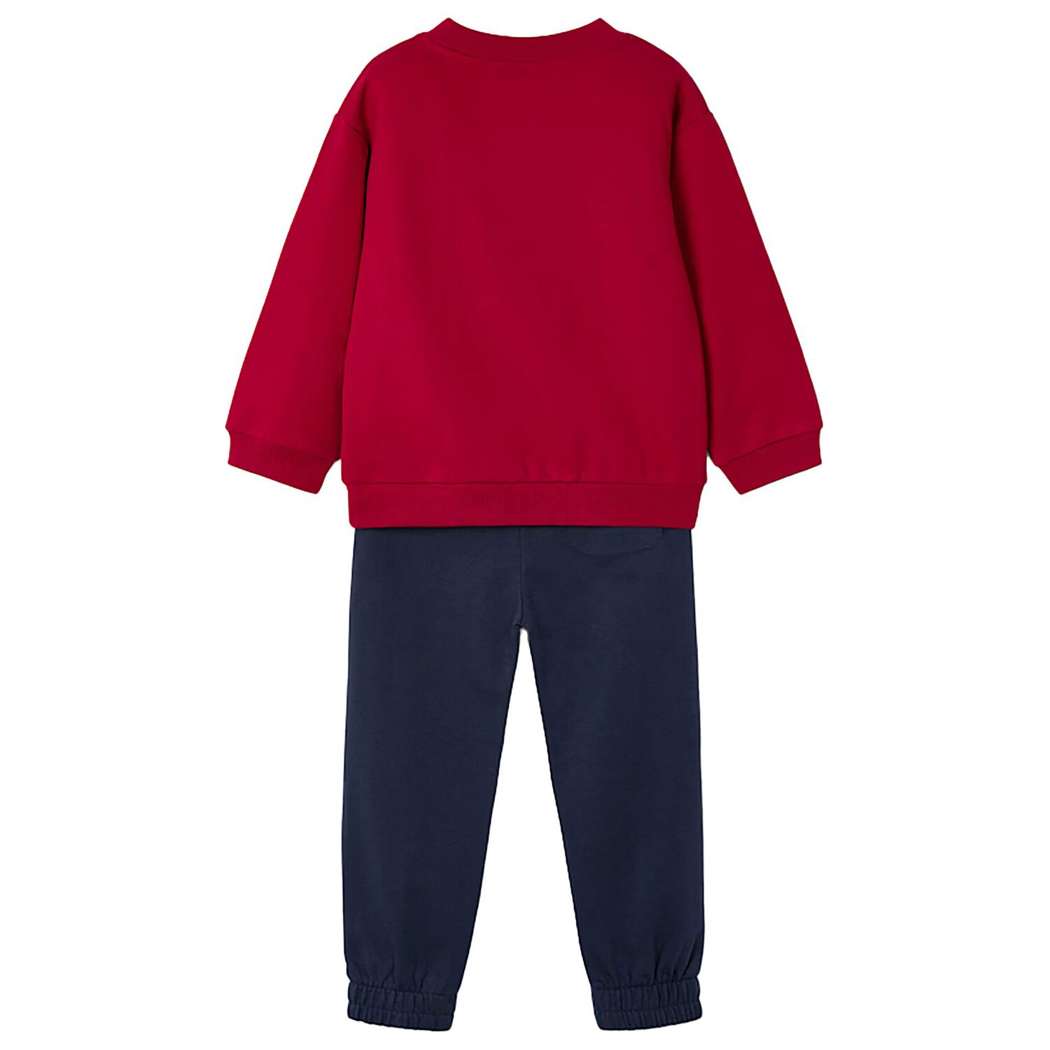 Boys Red & Navy Blue Tracksuit, 1, hi-res