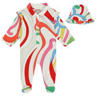 طقم بنات أفرول مارمو باللون العاجي, 1, hi-res