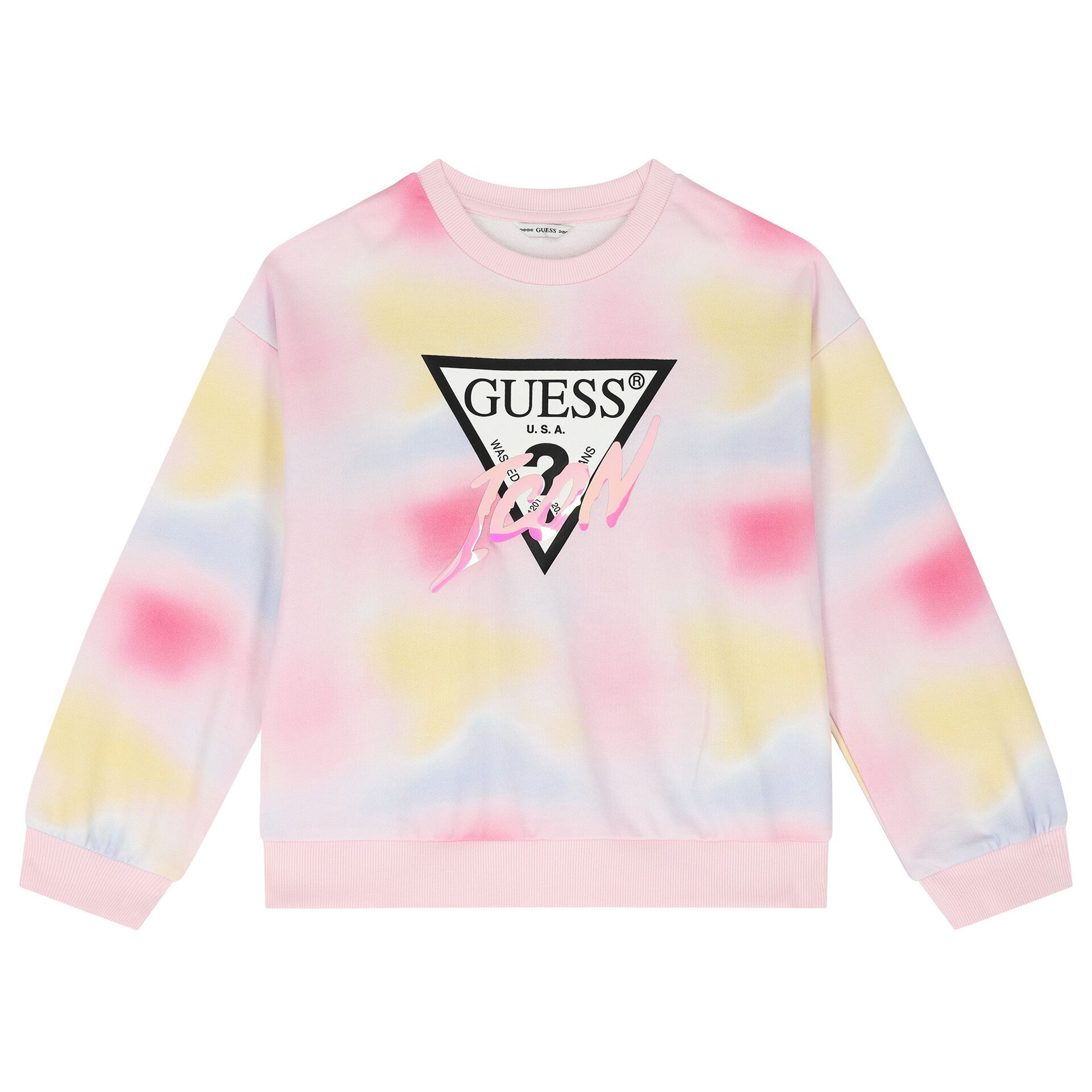 Yellow pink sweatshirt online