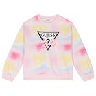Girls Pink & Yellow Logo Sweatshirt, 1, hi-res