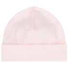 Baby Girls Pink Swan Blanket Set, 1, hi-res