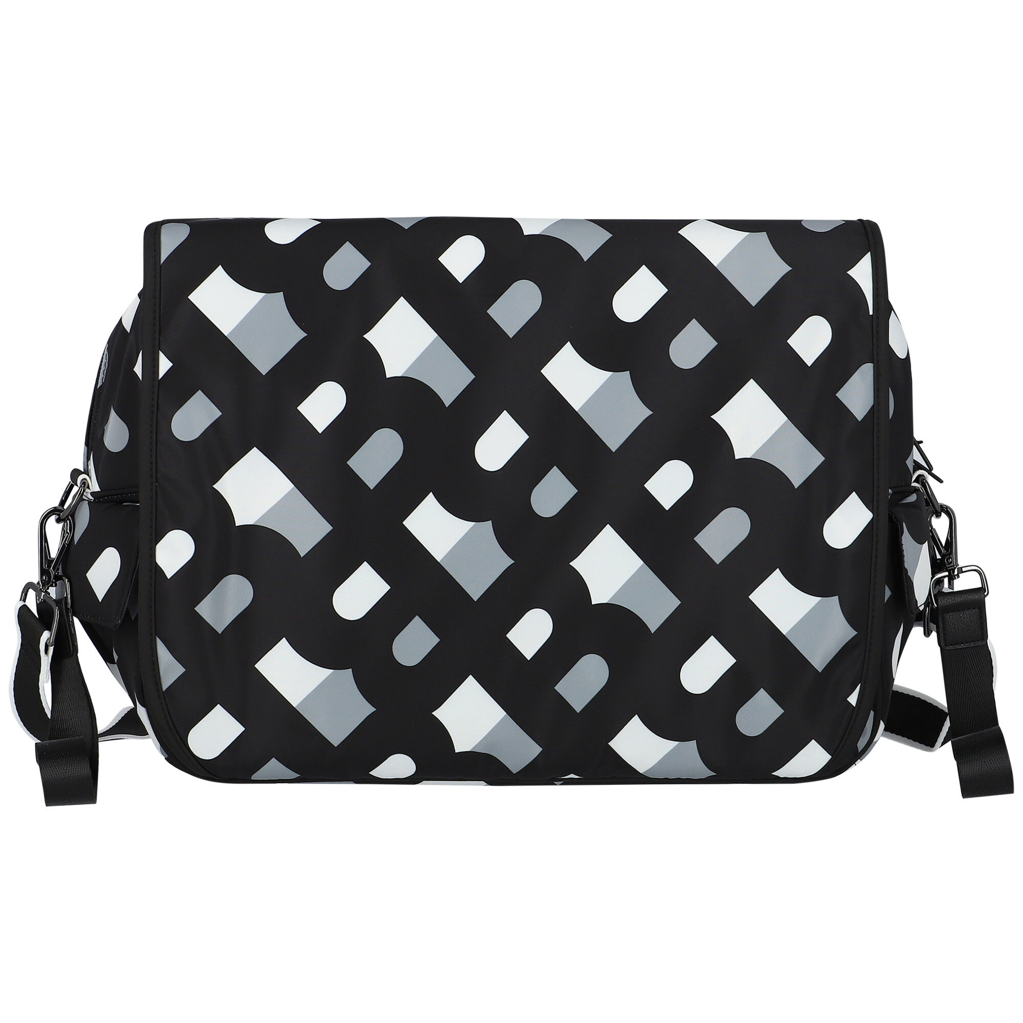 Black and sales white changing bag