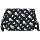 Black & White Logo Baby Changing Bag, 1, hi-res
