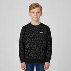 Black Logo Sweatshirt, 1, hi-res