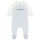 Blue & White Logo Babygrow Gift Set, 2, hi-res