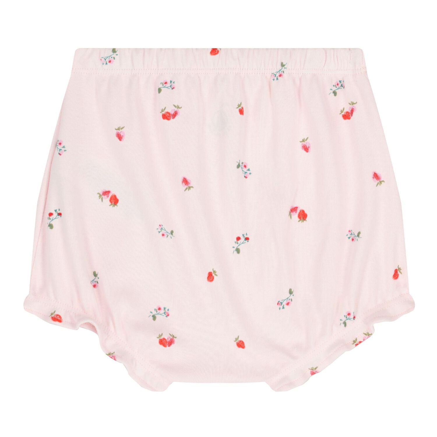 Baby Girls Pink Strawberry Dress Set, 1, hi-res