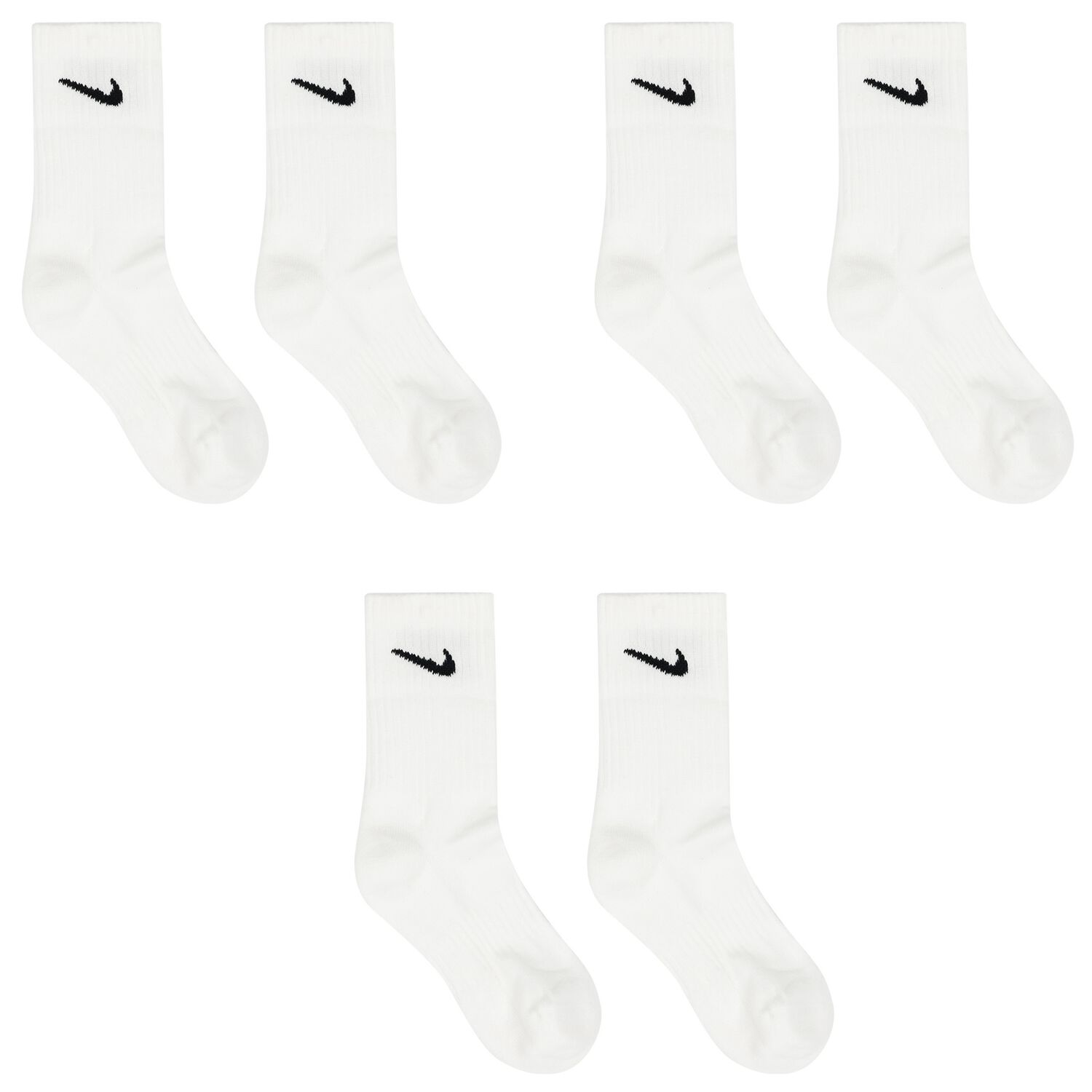 White Logo Socks ( 3-Pack ), 2, hi-res image number null