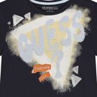 Boys Navy Blue Logo T-Shirt, 2, hi-res