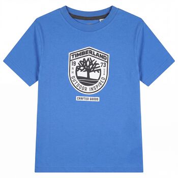 Boys Blue Logo T-Shirt