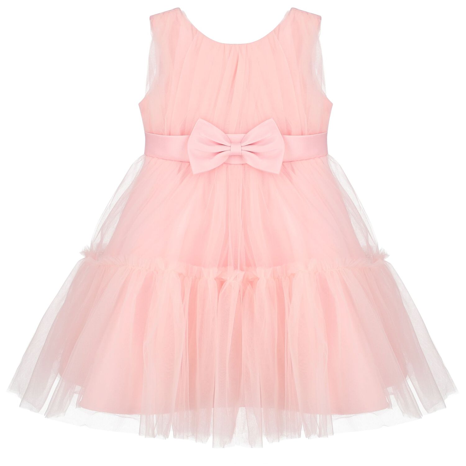 Girls Pink Tulle Dress Set, 1, hi-res image number null