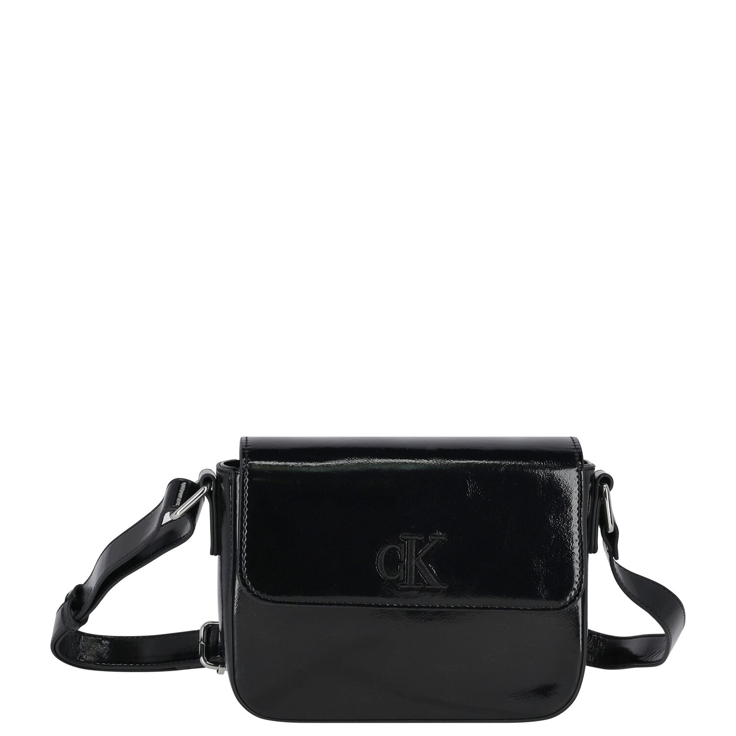 Girls Black Leather Handbag, 2, hi-res