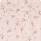 Baby Girls Pink Floral Dress, 1, hi-res
