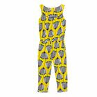 Girls Yellow Jumpsuit, 1, hi-res