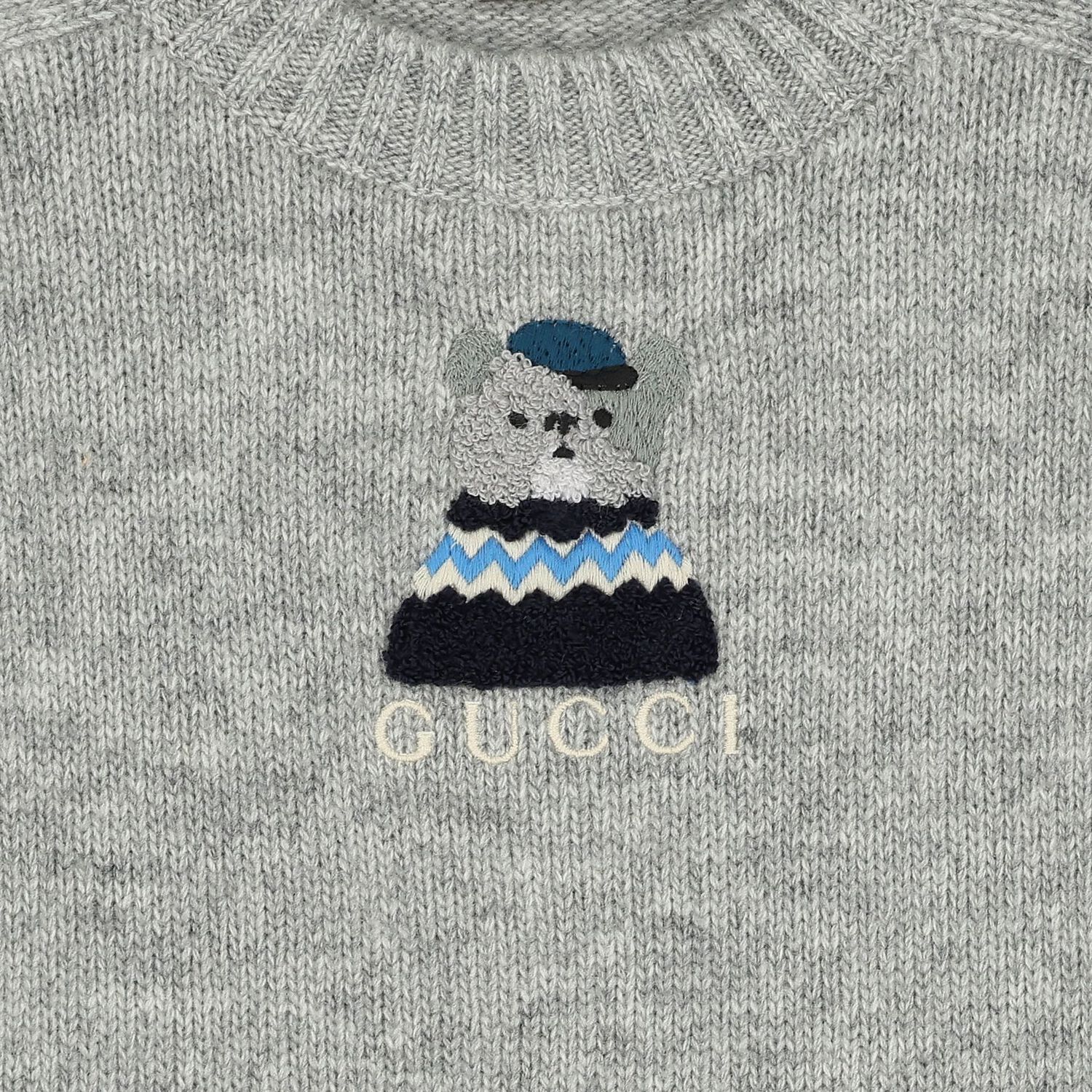 Grey Cotton Logo Sweatshirt, 1, hi-res