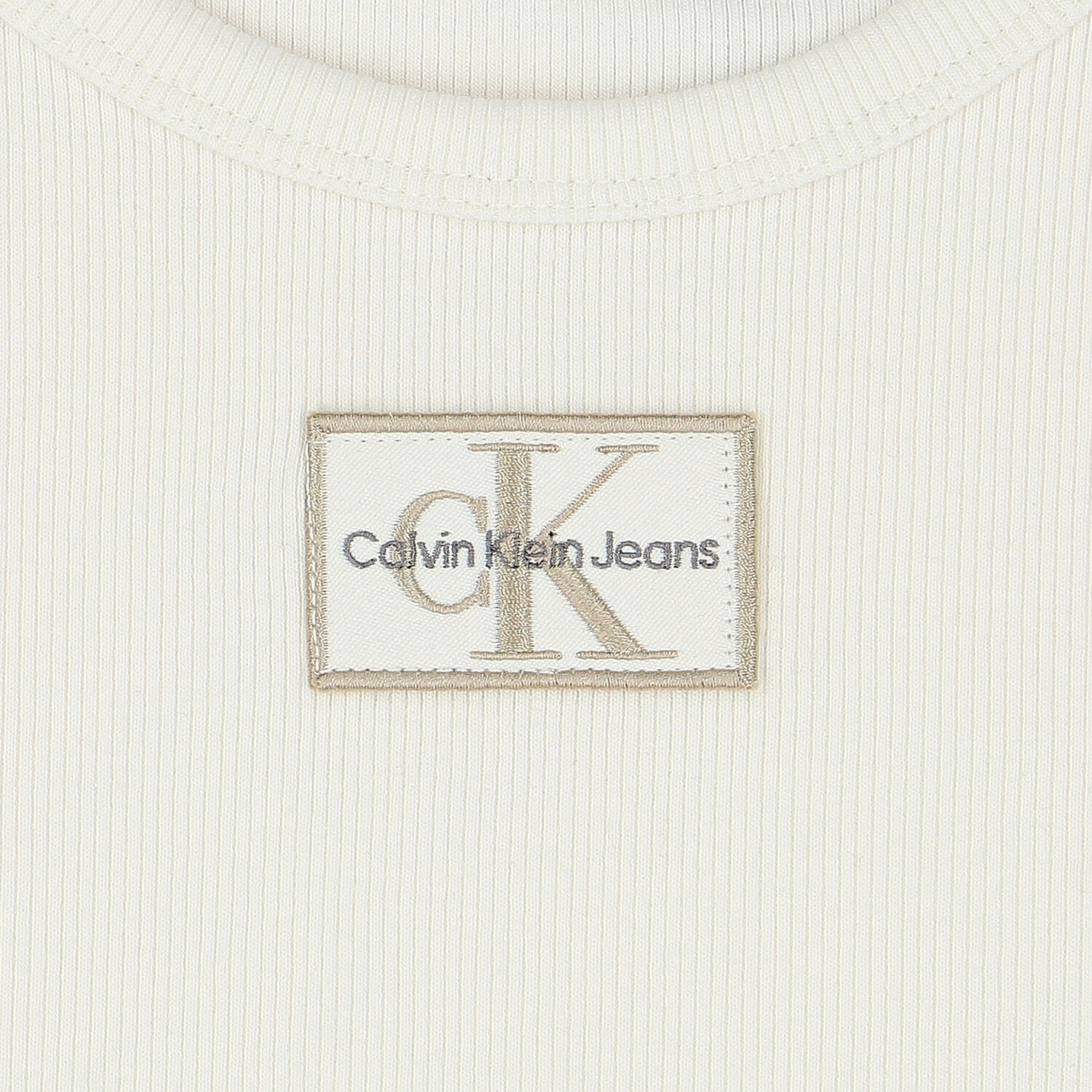 تيشيرت بالشعار باللون العاجي للبنات, 1, hi-res image number null