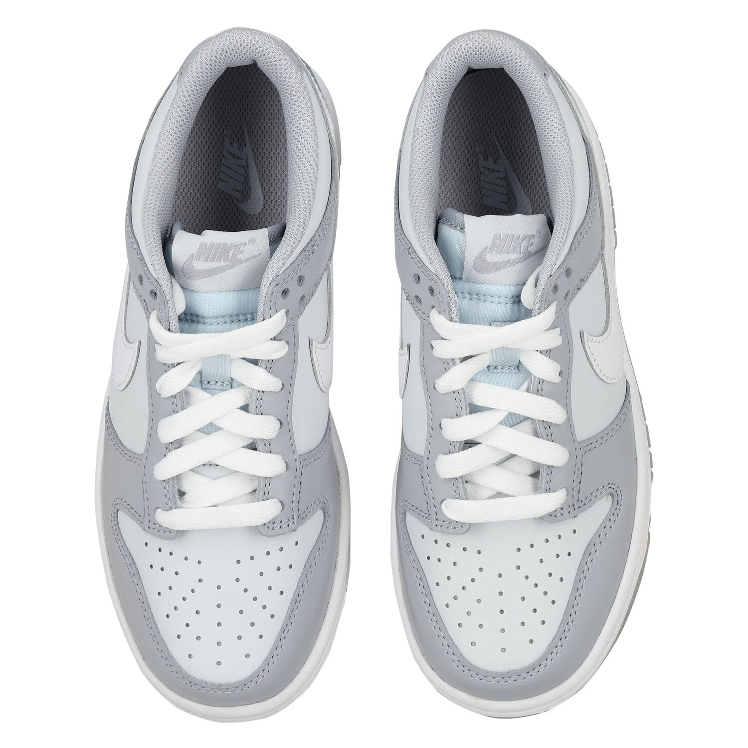 Grey & White Dunk Low Trainers, 1, hi-res image number null