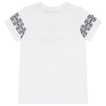 Boys White Logo T-Shirt