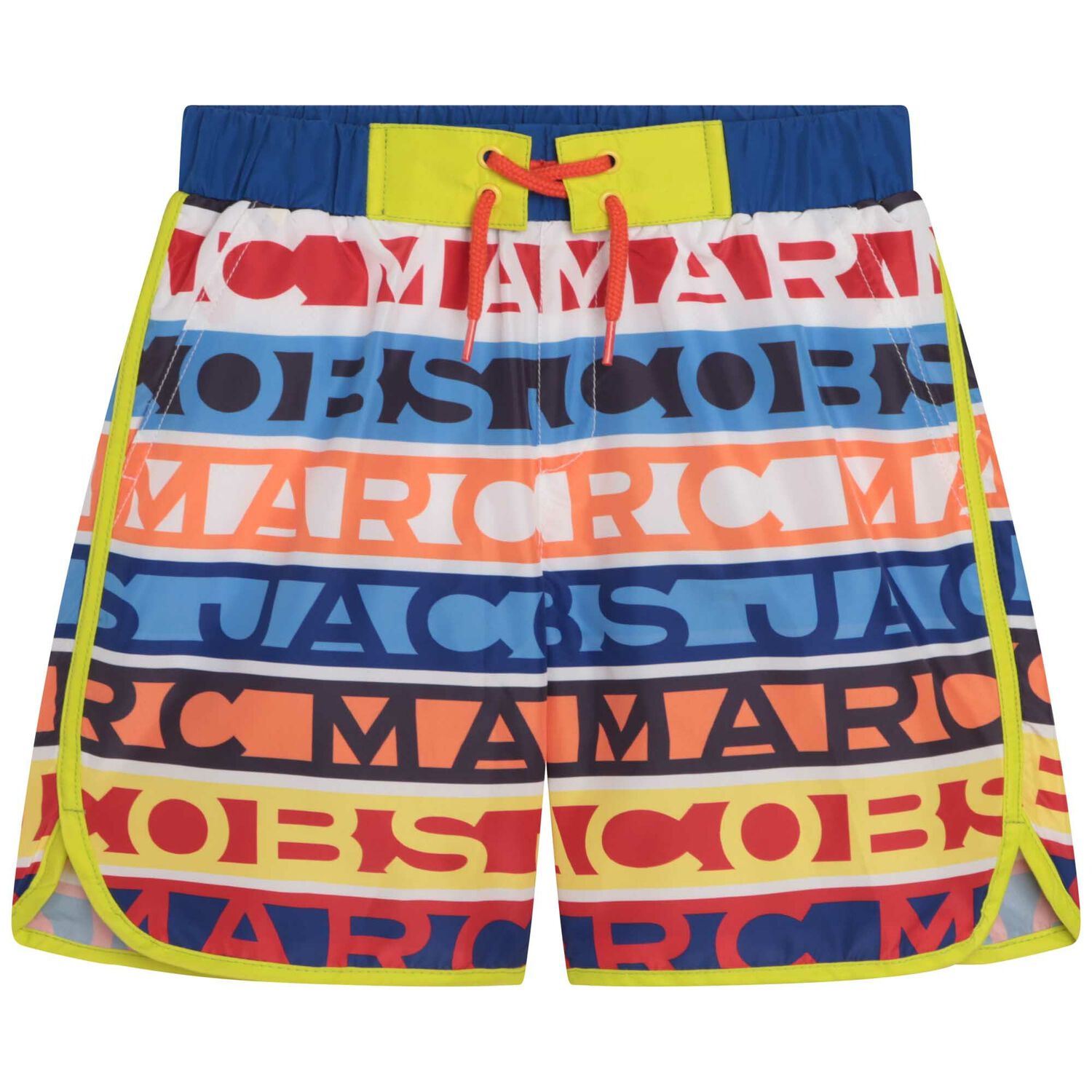 Girls Multi-Colored Logo Swim Shorts, 1, hi-res